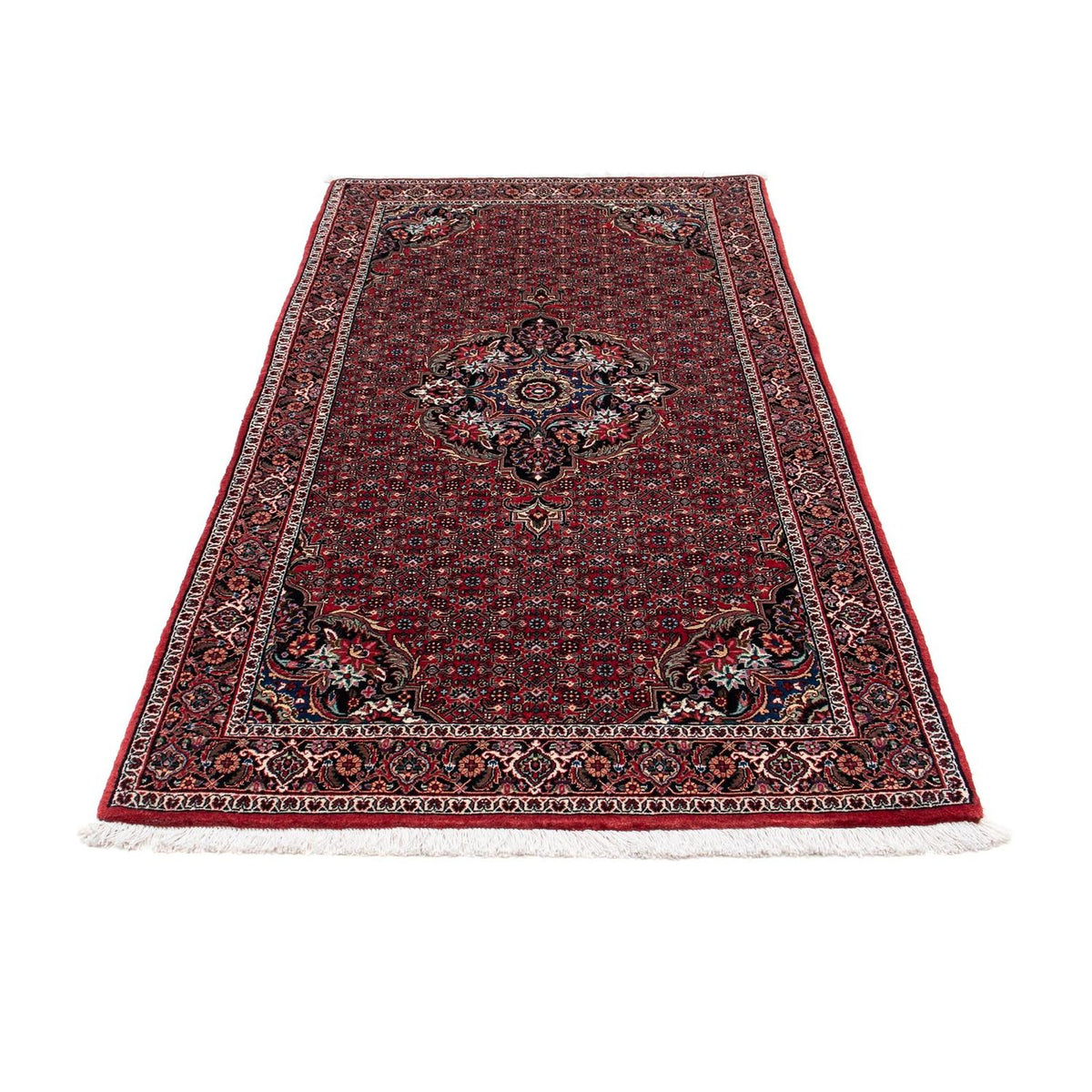 Tapis de couloir Tapis persan - Bidjar - 195 x 98 cm - rouge