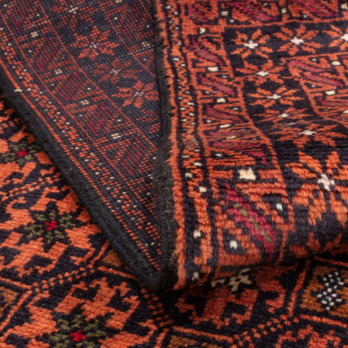 Tapis de couloir Tapis Belutsch - 183 x 101 cm - rouille
