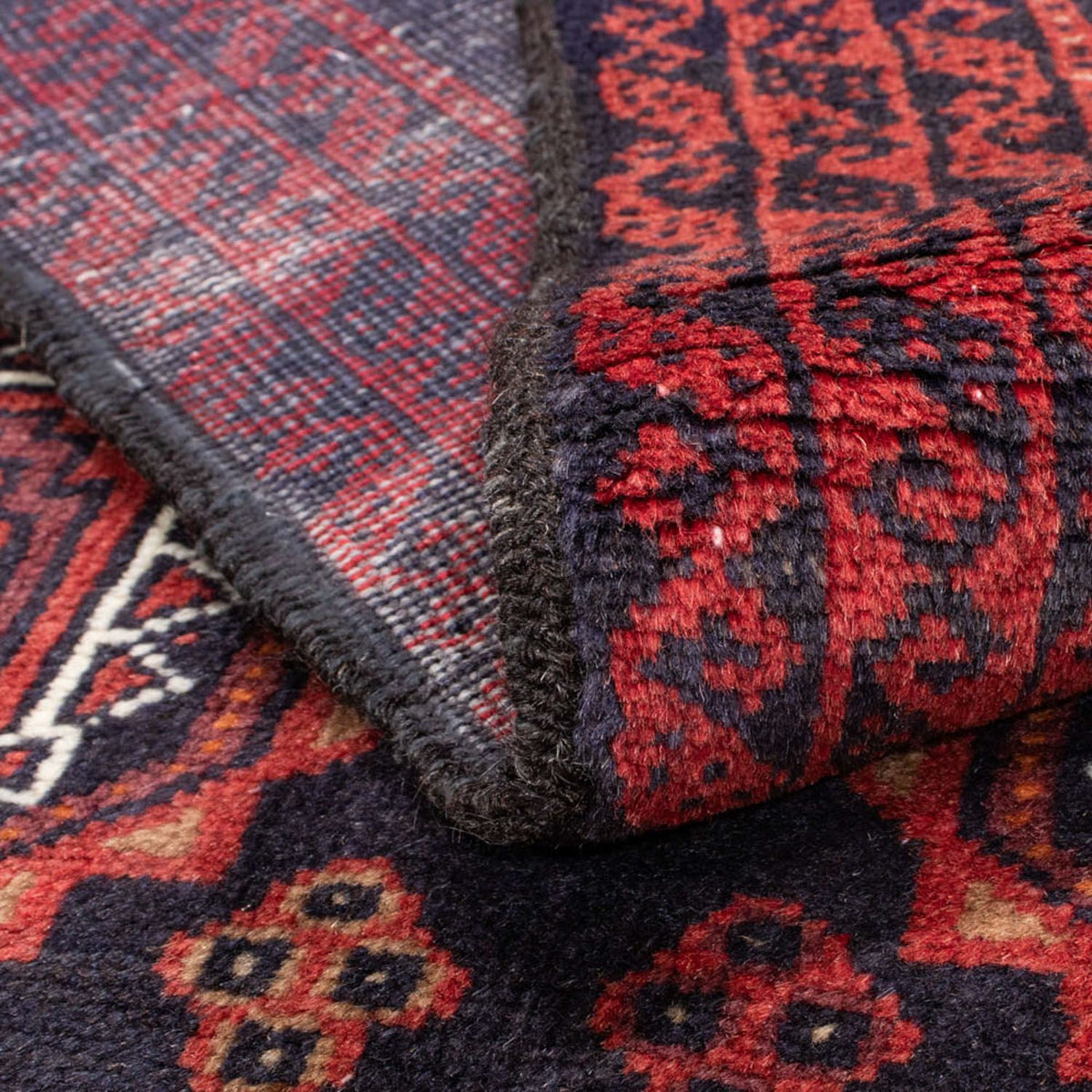 Tapis de couloir Tapis Belutsch - 186 x 95 cm - bleu foncé