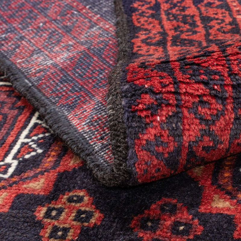 Tapis de couloir Tapis Belutsch - 186 x 95 cm - bleu foncé