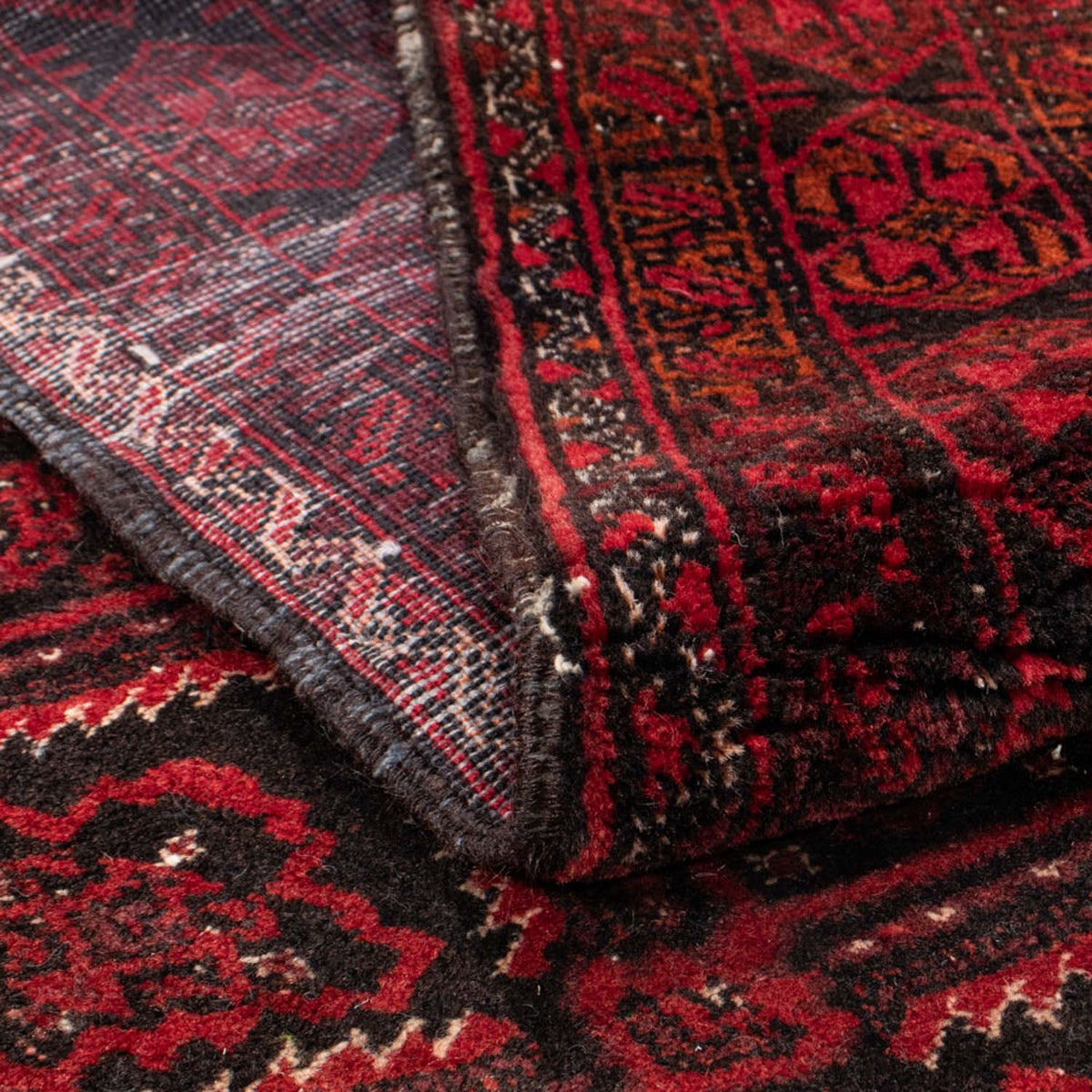 Tapis de couloir Tapis Belutsch - 230 x 125 cm - rouge