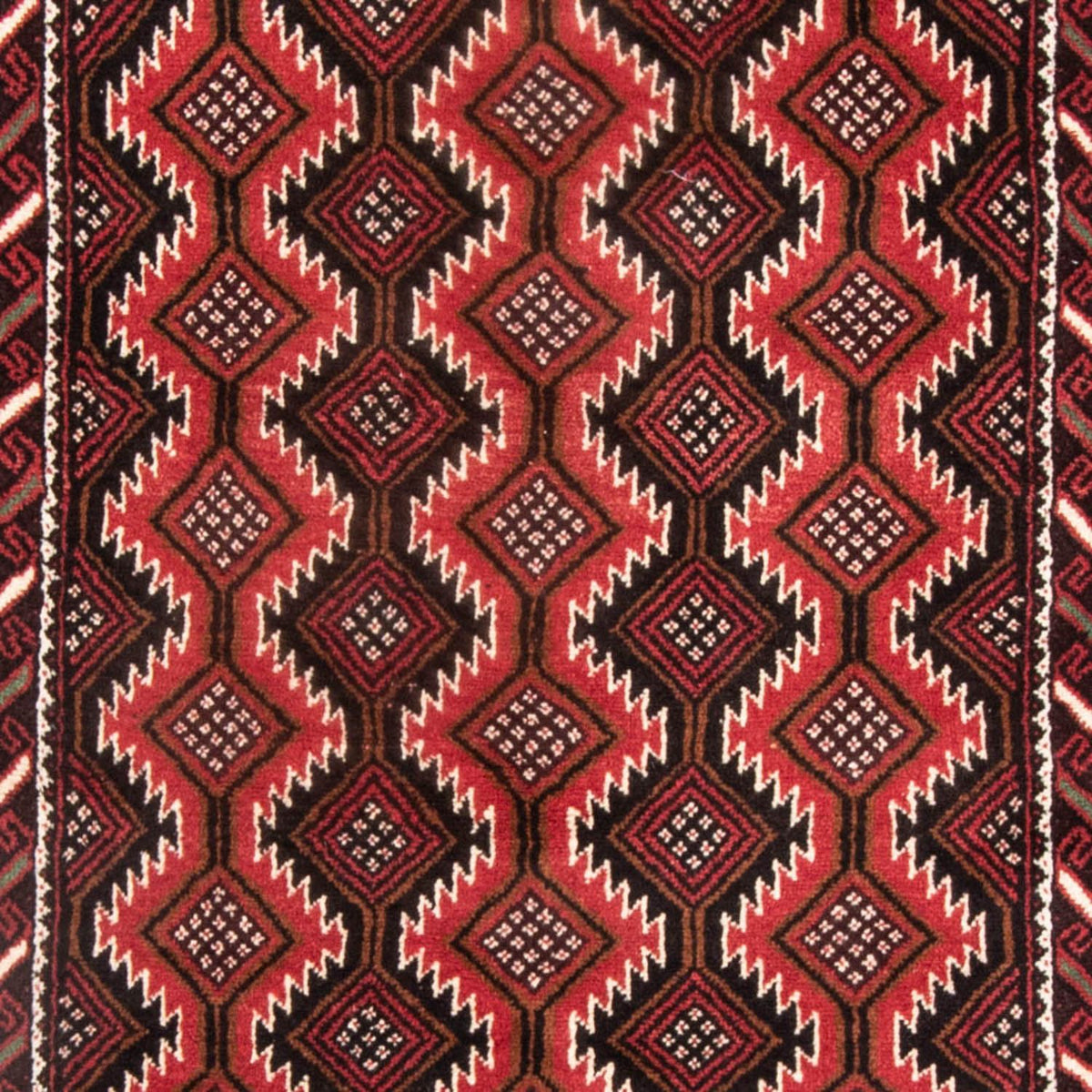 Tapis de couloir Tapis Belutsch - 199 x 107 cm - rouge