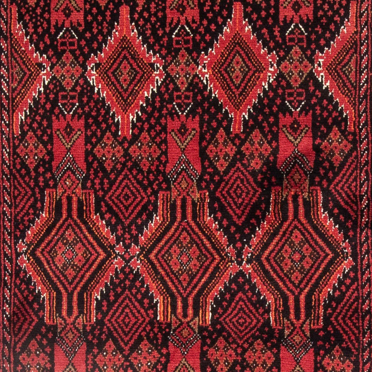 Tapis de couloir Tapis Belutsch - 189 x 104 cm - rouge