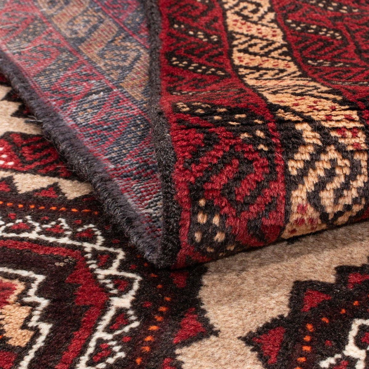 Tapis de couloir Tapis Belutsch - 195 x 104 cm - beige