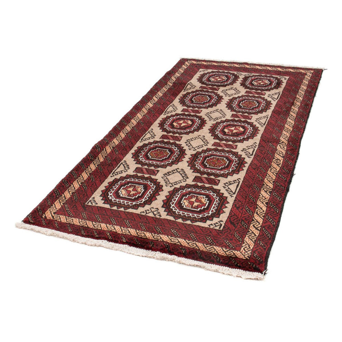 Tapis de couloir Tapis Belutsch - 195 x 104 cm - beige
