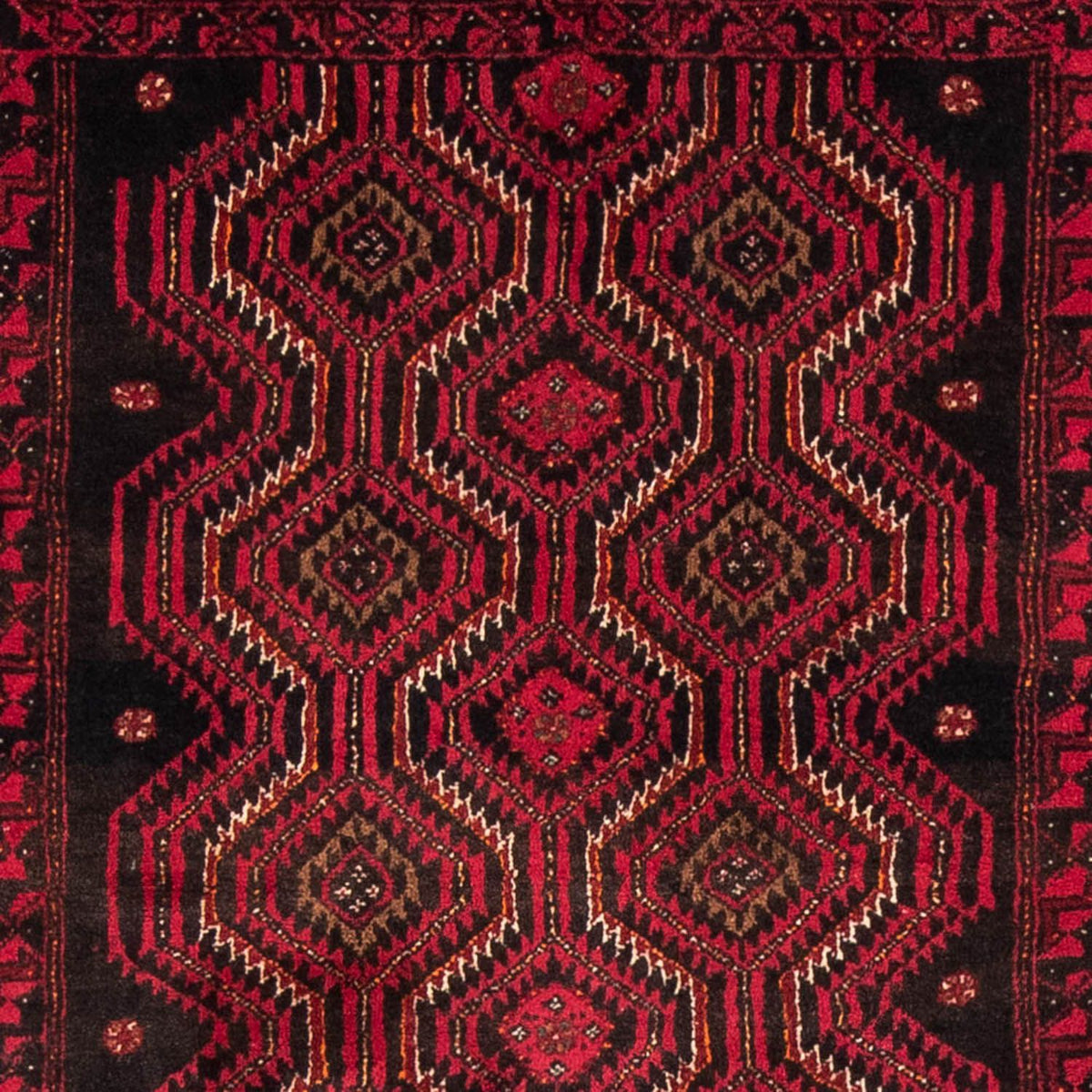 Tapis de couloir Tapis Belutsch - 180 x 96 cm - rouge
