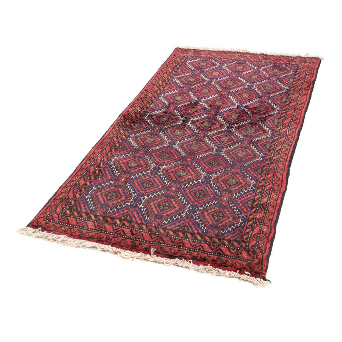Tapis de couloir Tapis Belutsch - 176 x 89 cm - rouge