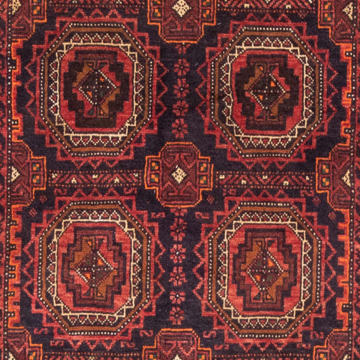 Tapis de couloir Tapis Belutsch - 200 x 106 cm - rouge clair