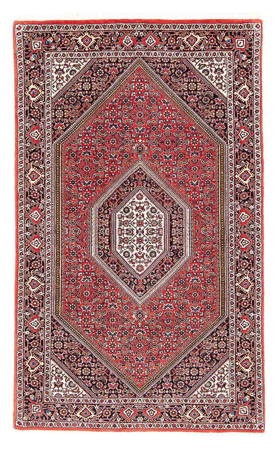 Tapis persan - Bidjar - 167 x 108 cm - rouge