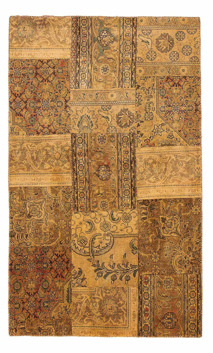 Tapis patchwork - 205 x 131 cm - multicolore