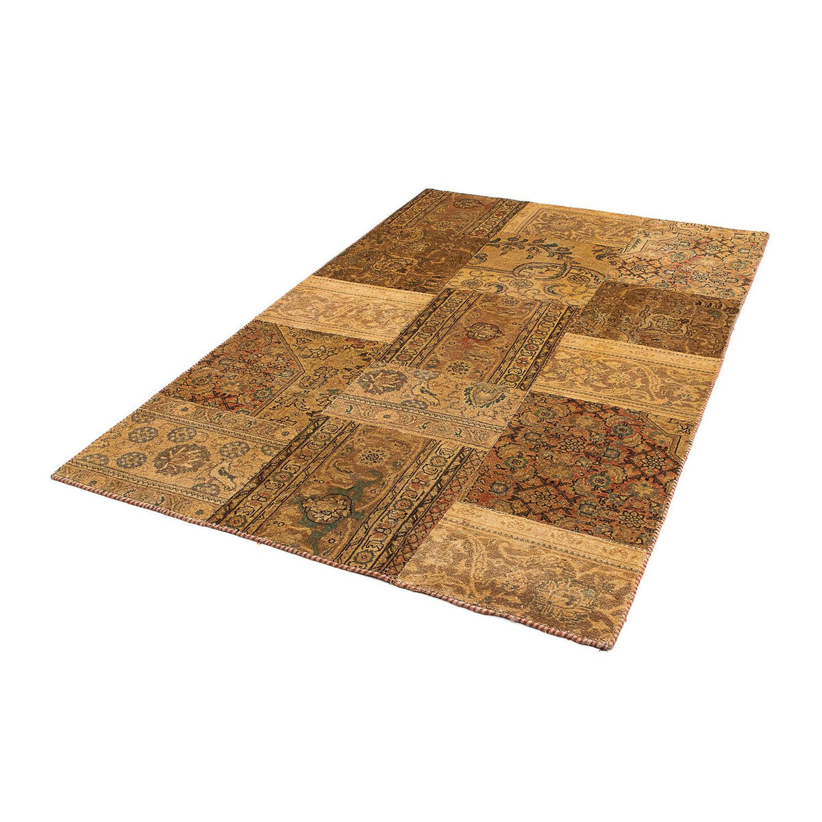 Tapis patchwork - 205 x 131 cm - multicolore