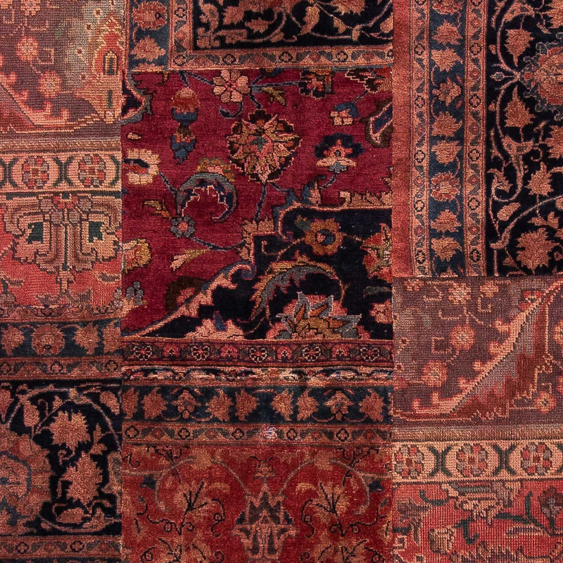 Tapis patchwork - 207 x 135 cm - multicolore