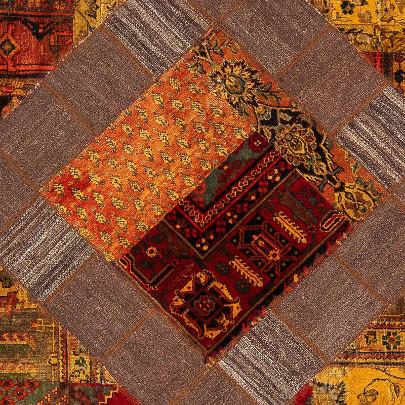 Tapis Kelim - Oriental carré  - 180 x 179 cm - multicolore