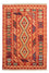 Tapis Kelim - Oriental - 245 x 174 cm - rouge