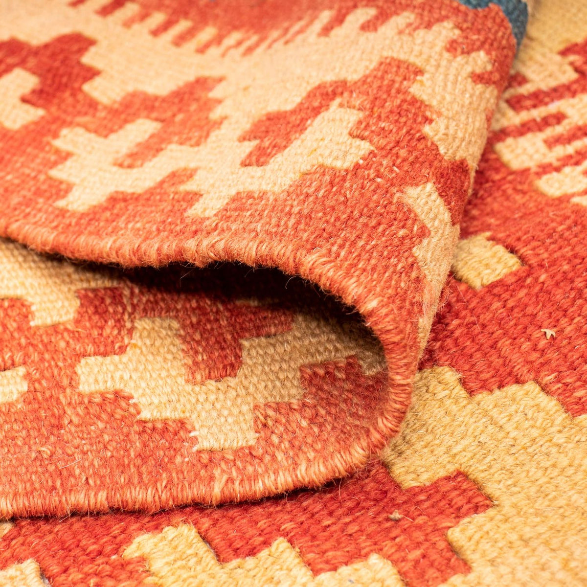 Tapis Kelim - Oriental - 245 x 174 cm - rouge