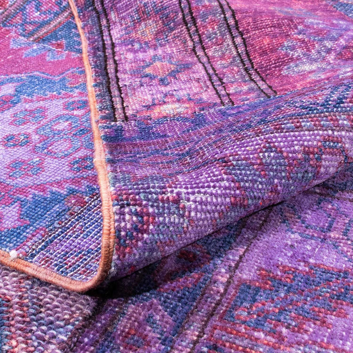 Tapis patchwork - 291 x 210 cm - multicolore