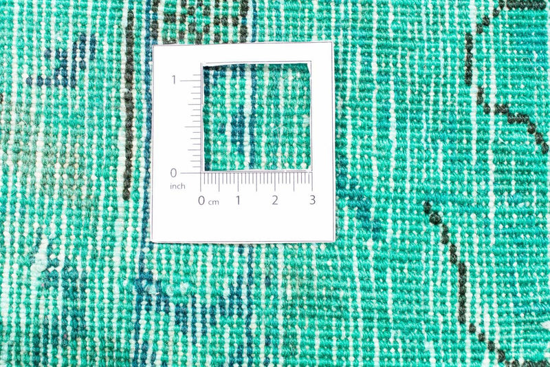 Tapis patchwork - 297 x 231 cm - turquoise