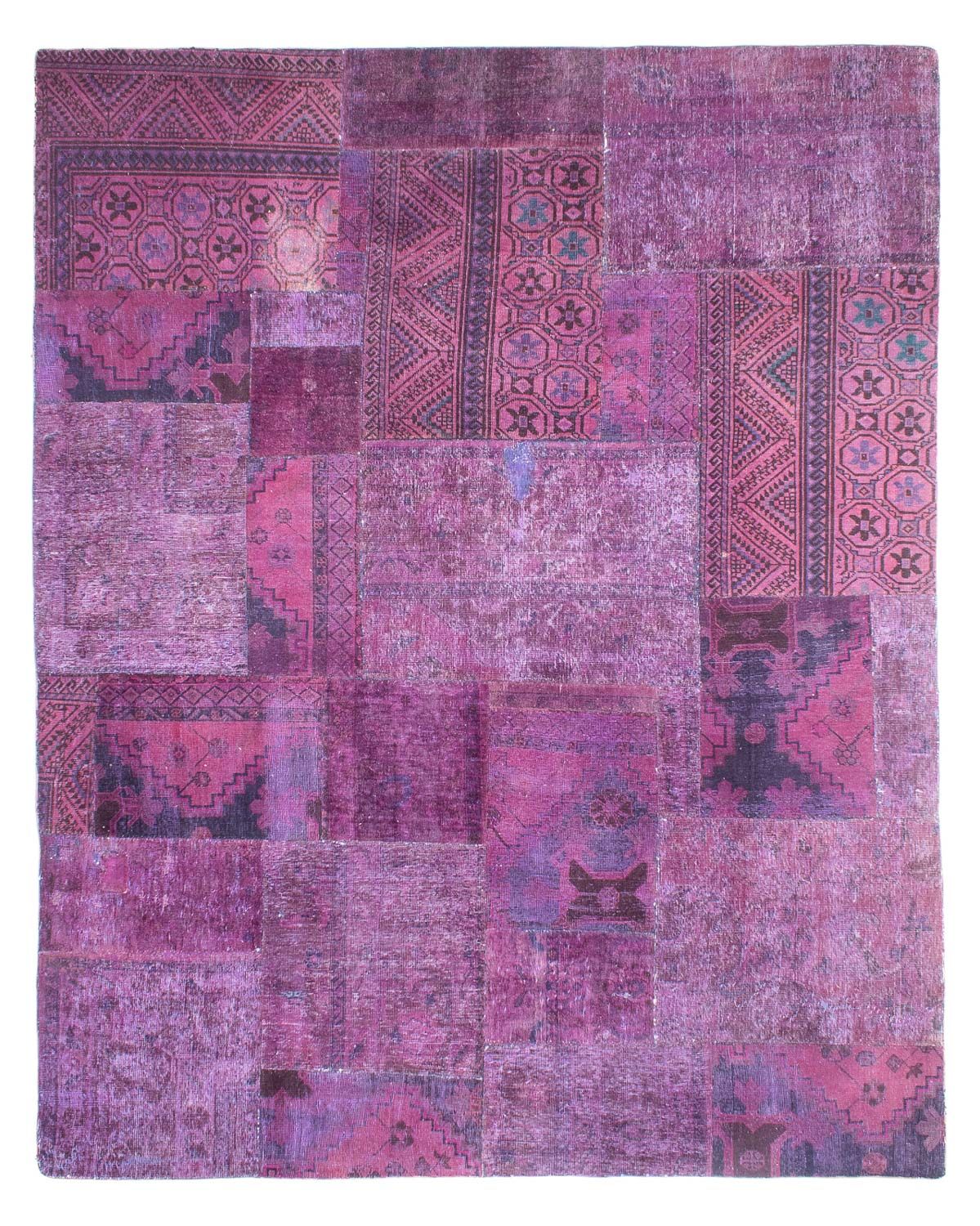 Tapis patchwork - 307 x 240 cm - multicolore