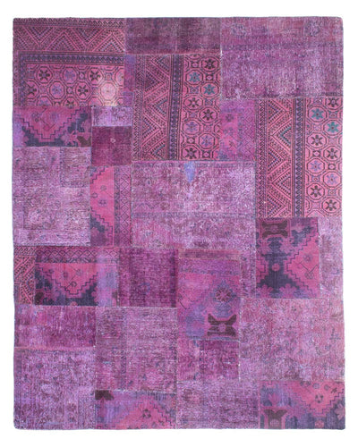 Tapis patchwork 240x307cm - Perserteppich Wollteppich