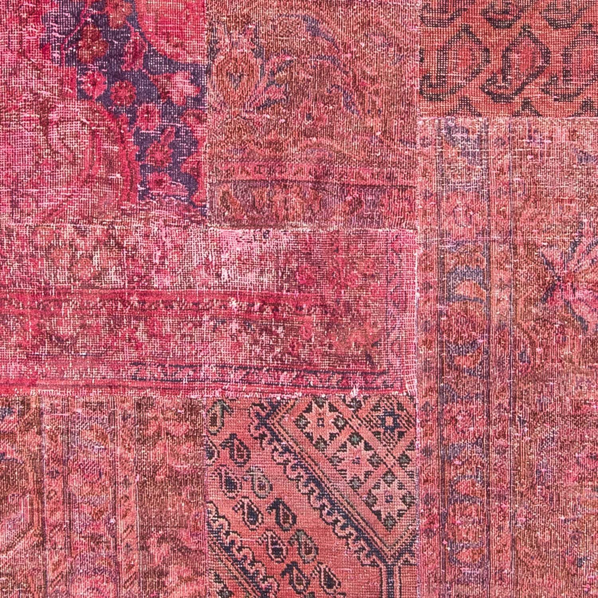 Tapis patchwork - 239 x 152 cm - multicolore