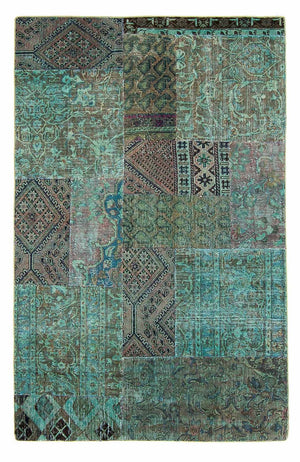 Tapis patchwork - 234 x 150 cm - multicolore