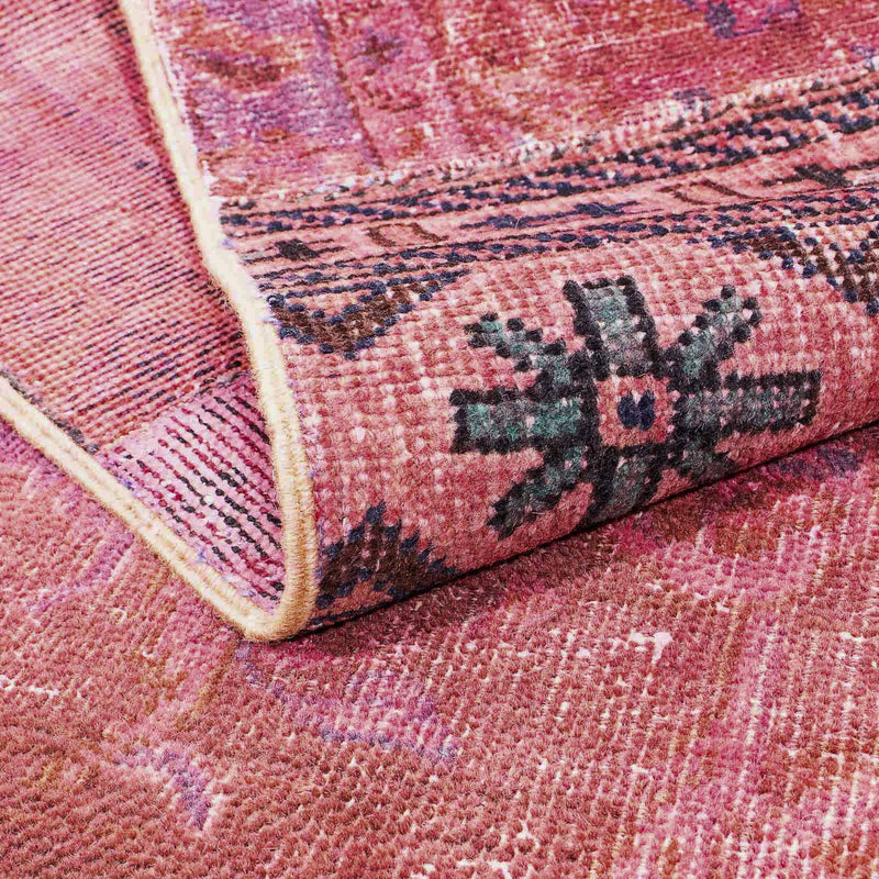 Tapis patchwork - 241 x 151 cm - multicolore