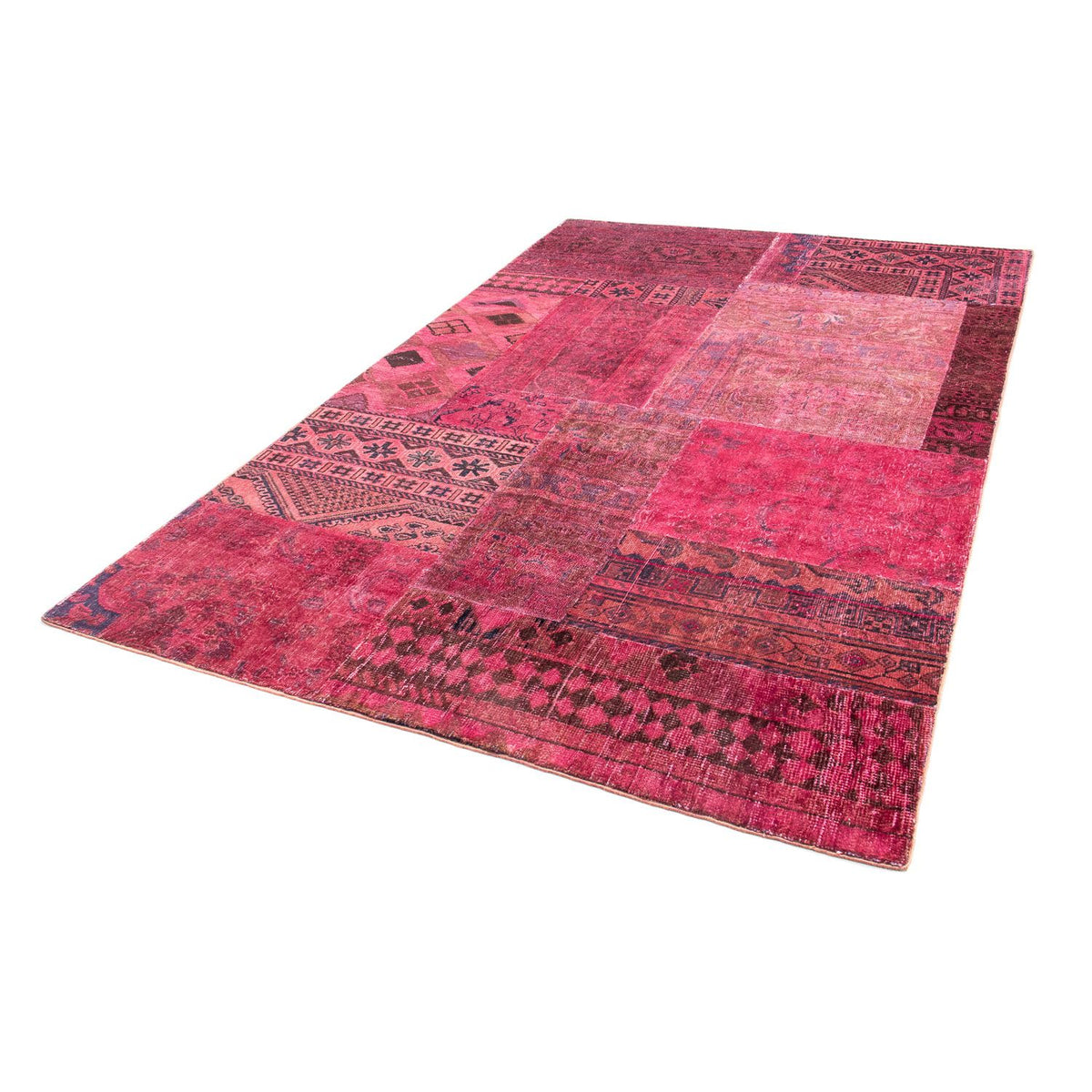 Tapis patchwork - 237 x 151 cm - multicolore
