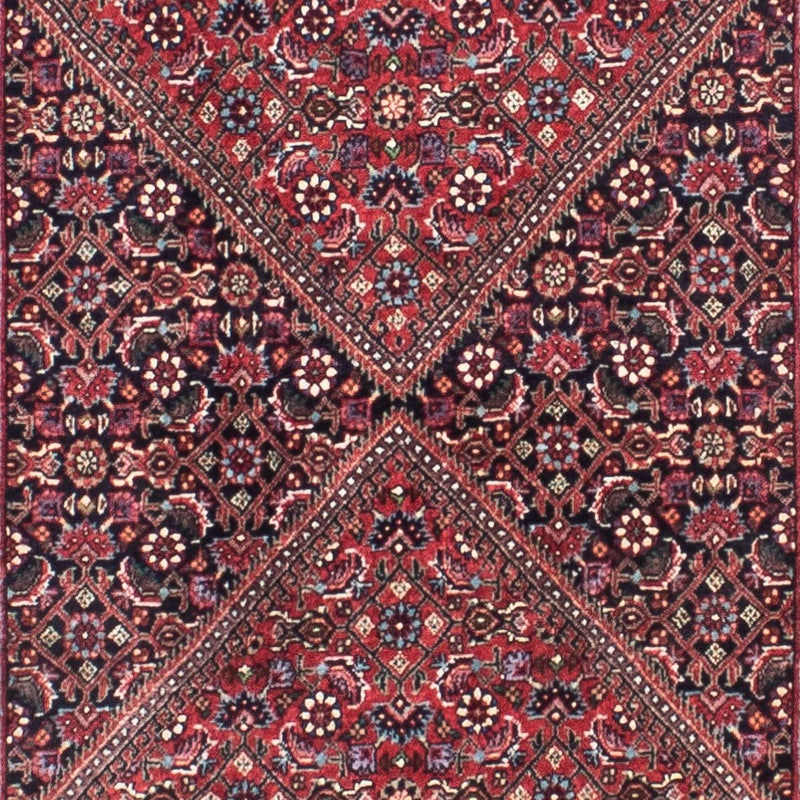 Tapis de couloir Tapis persan - Bidjar - 308 x 78 cm - rouge clair
