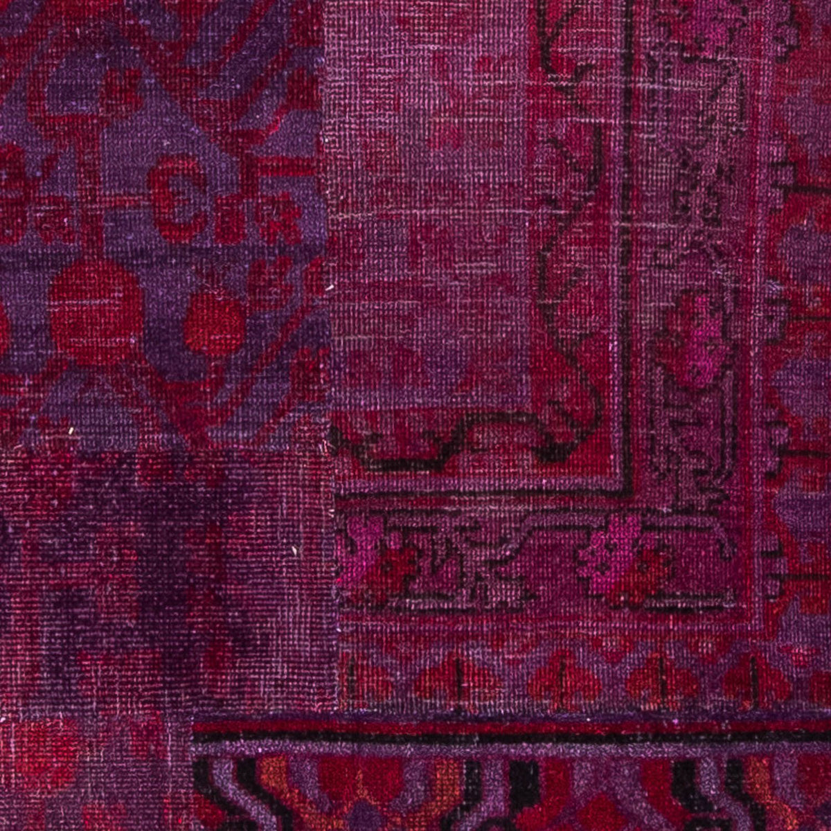 Tapis de couloir Tapis Ziegler - Kazak - 355 x 76 cm - violet