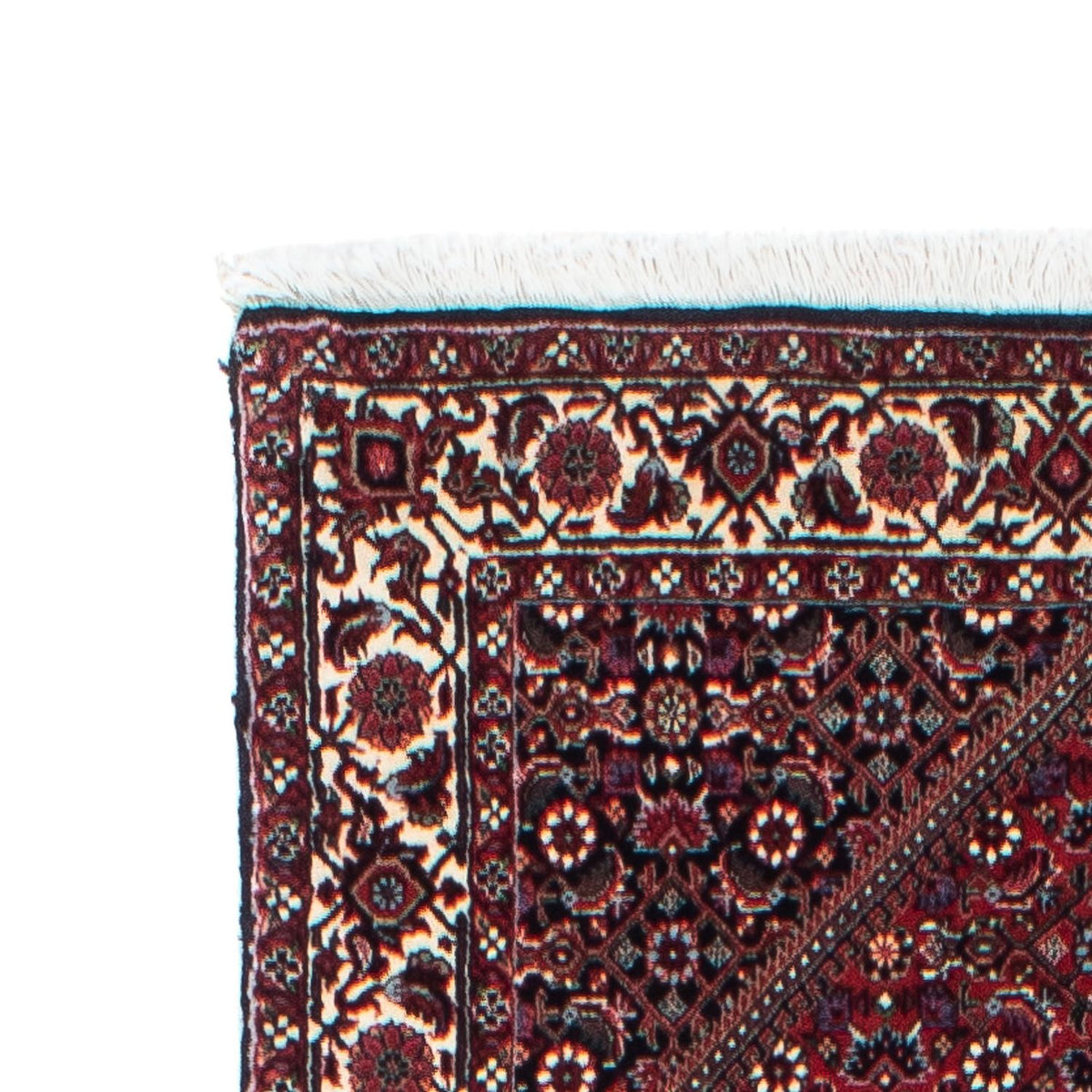 Tapis de couloir Tapis persan - Bidjar - 300 x 83 cm - rouge foncé
