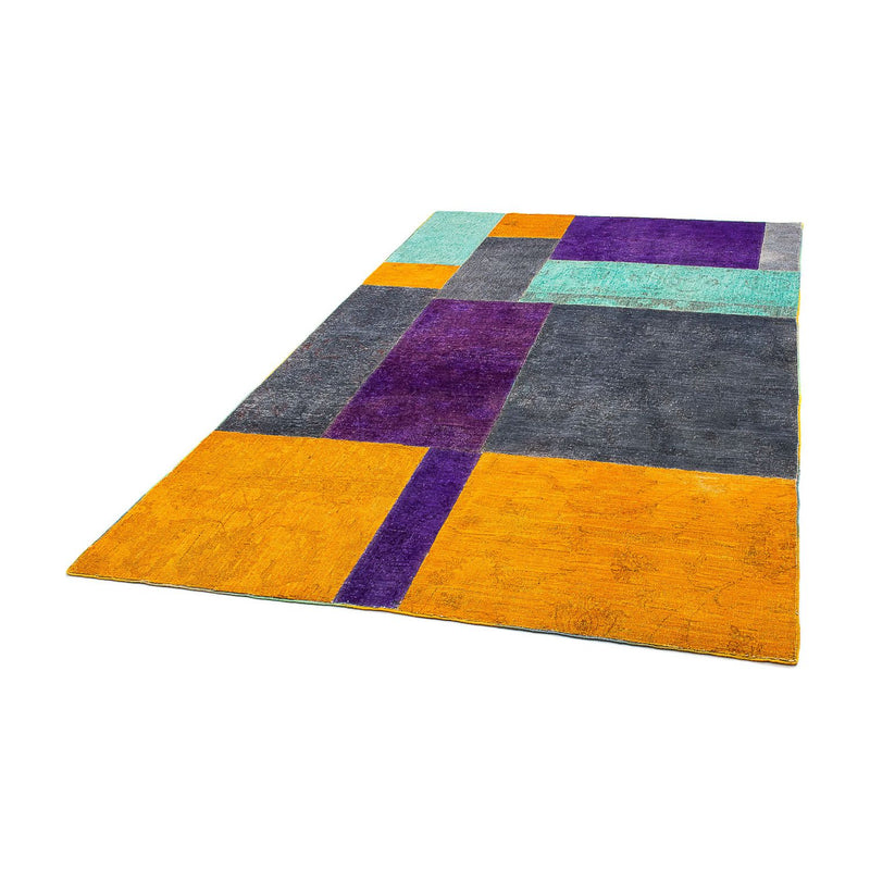 Tapis patchwork - 237 x 146 cm - multicolore