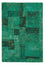 Tapis patchwork - 237 x 156 cm - vert