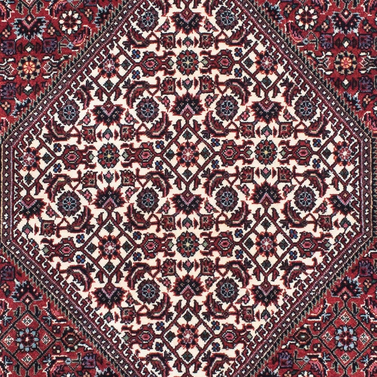 Tapis de couloir Tapis persan - Bidjar - 231 x 74 cm - beige