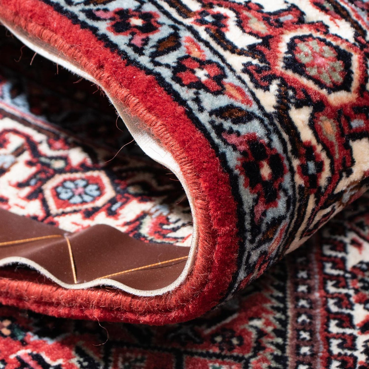 Tapis de couloir Tapis persan - Bidjar - 231 x 74 cm - beige