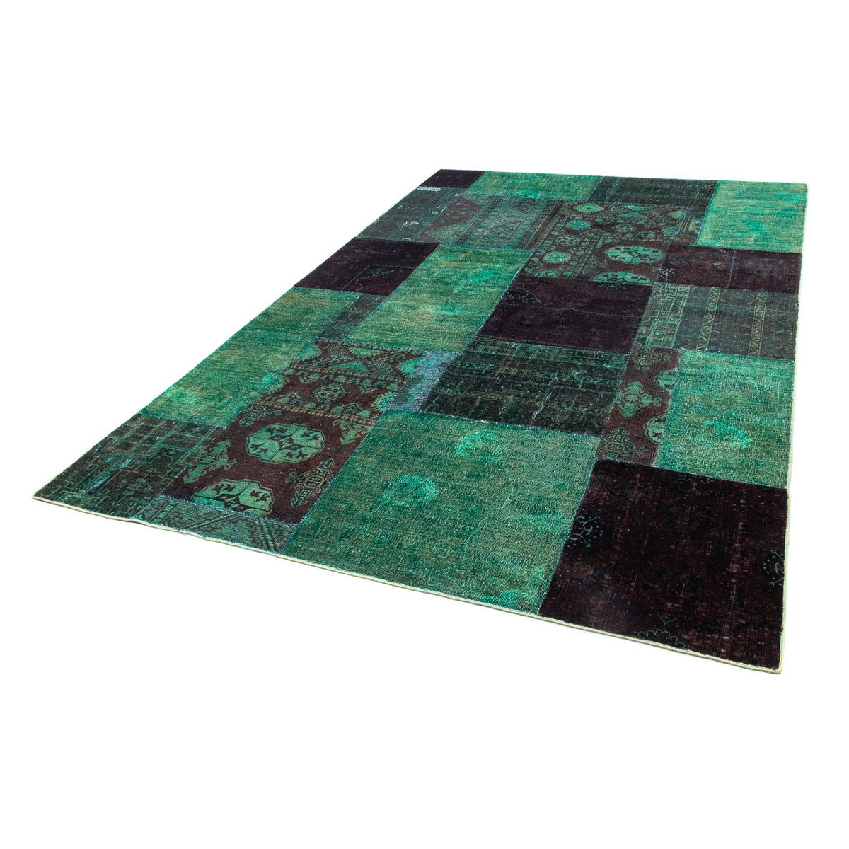 Tapis patchwork - 270 x 175 cm - multicolore