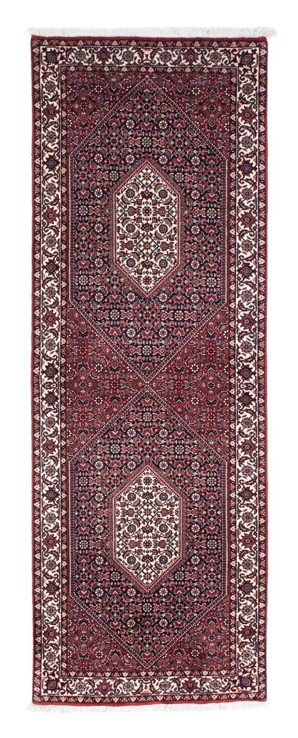 Tapis de couloir Tapis persan - Bidjar - 223 x 73 cm - rouge