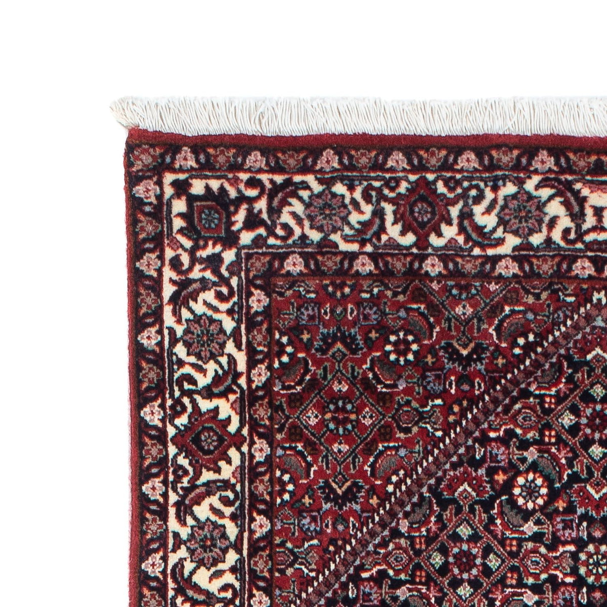 Tapis de couloir Tapis persan - Bidjar - 223 x 73 cm - rouge