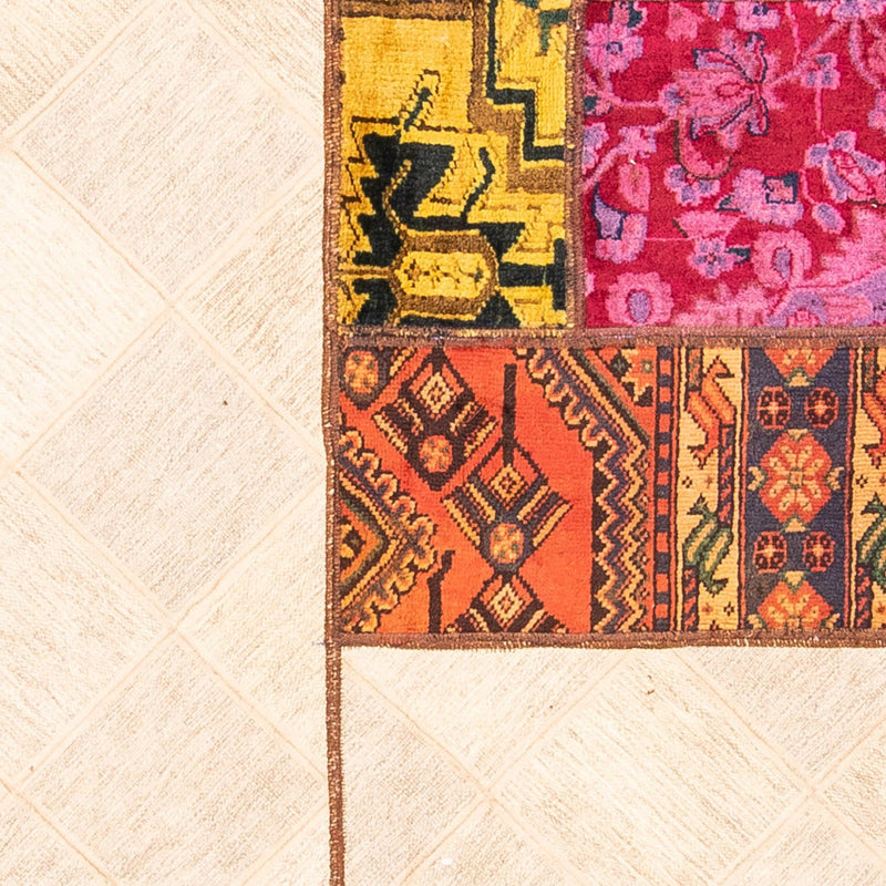 Tapis patchwork - 249 x 194 cm - multicolore