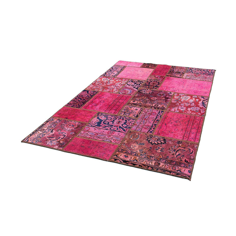 Tapis patchwork - 197 x 138 cm - multicolore