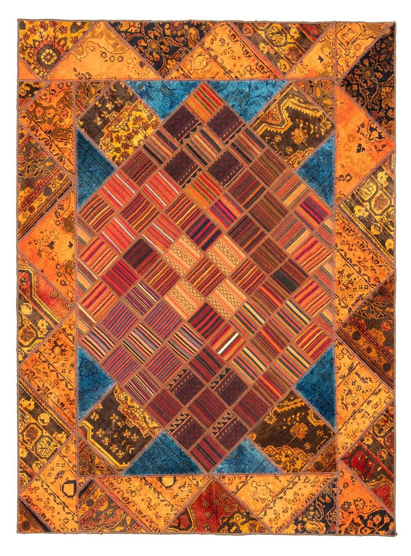 Tapis patchwork - 234 x 176 cm - multicolore