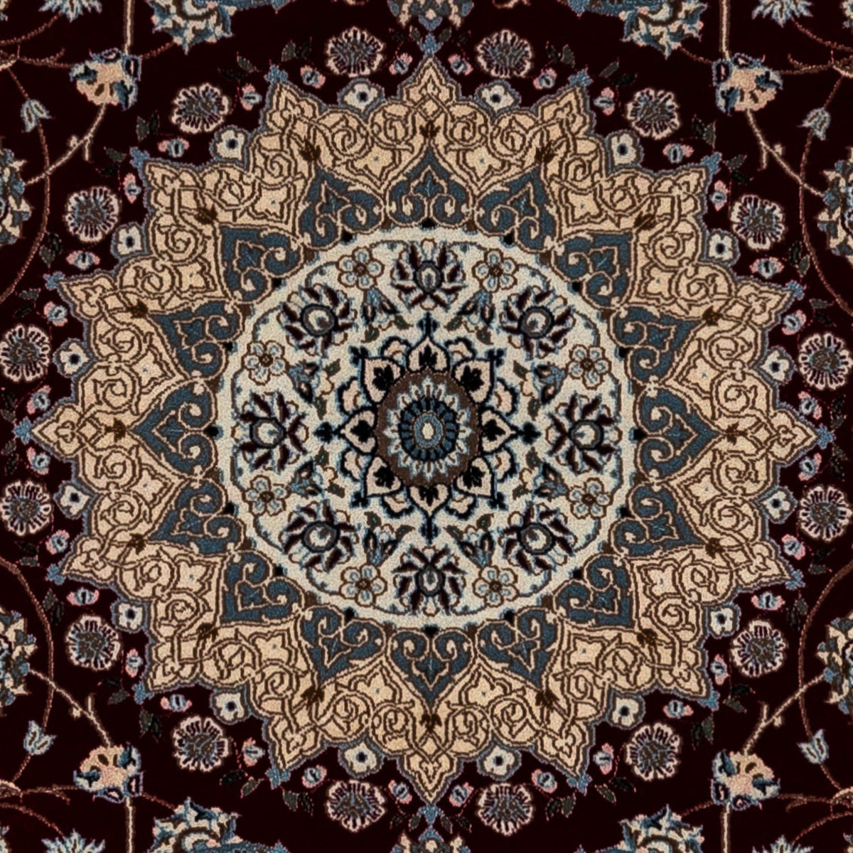 Tapis persan - Nain - Royal - 352 x 251 cm - noir