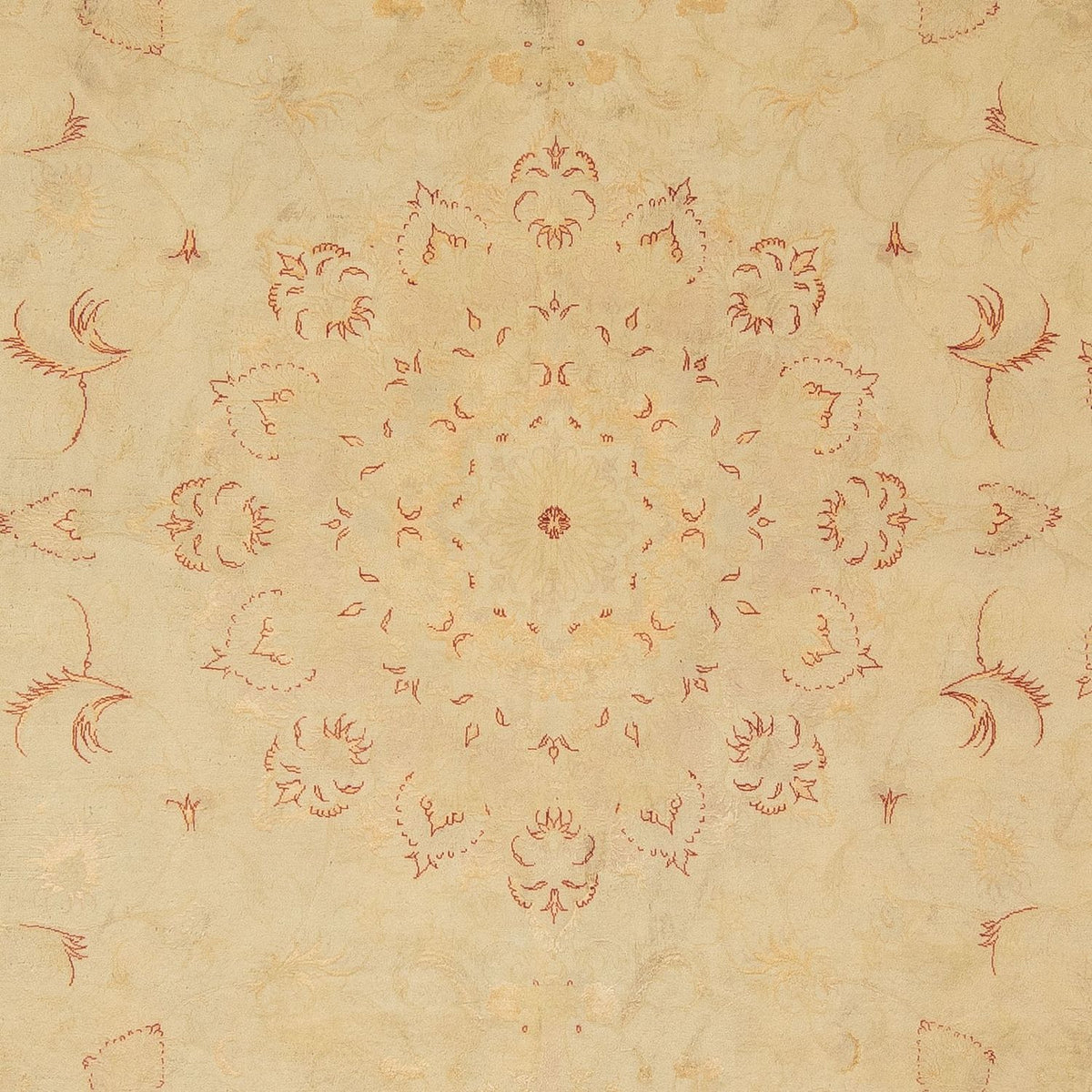 Tapis persan - Tabriz - Royal - 298 x 198 cm - marron clair