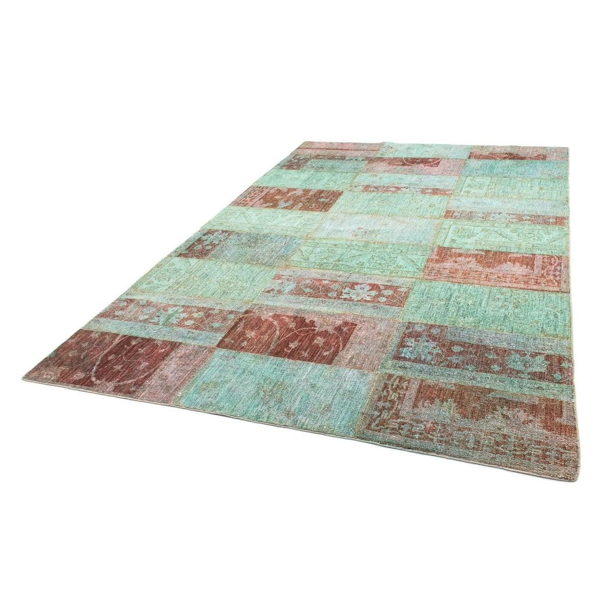 Tapis patchwork - 270 x 182 cm - multicolore
