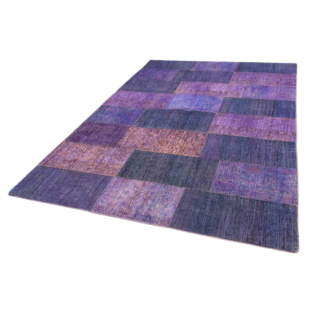 Tapis patchwork - 237 x 165 cm - multicolore