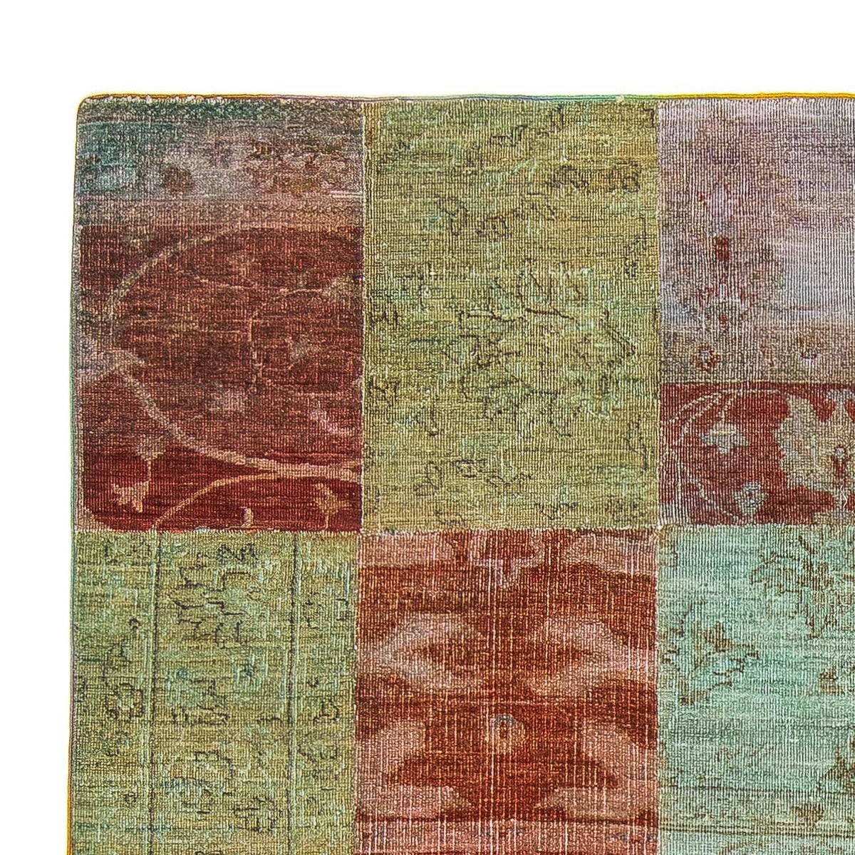 Tapis patchwork - 223 x 150 cm - multicolore