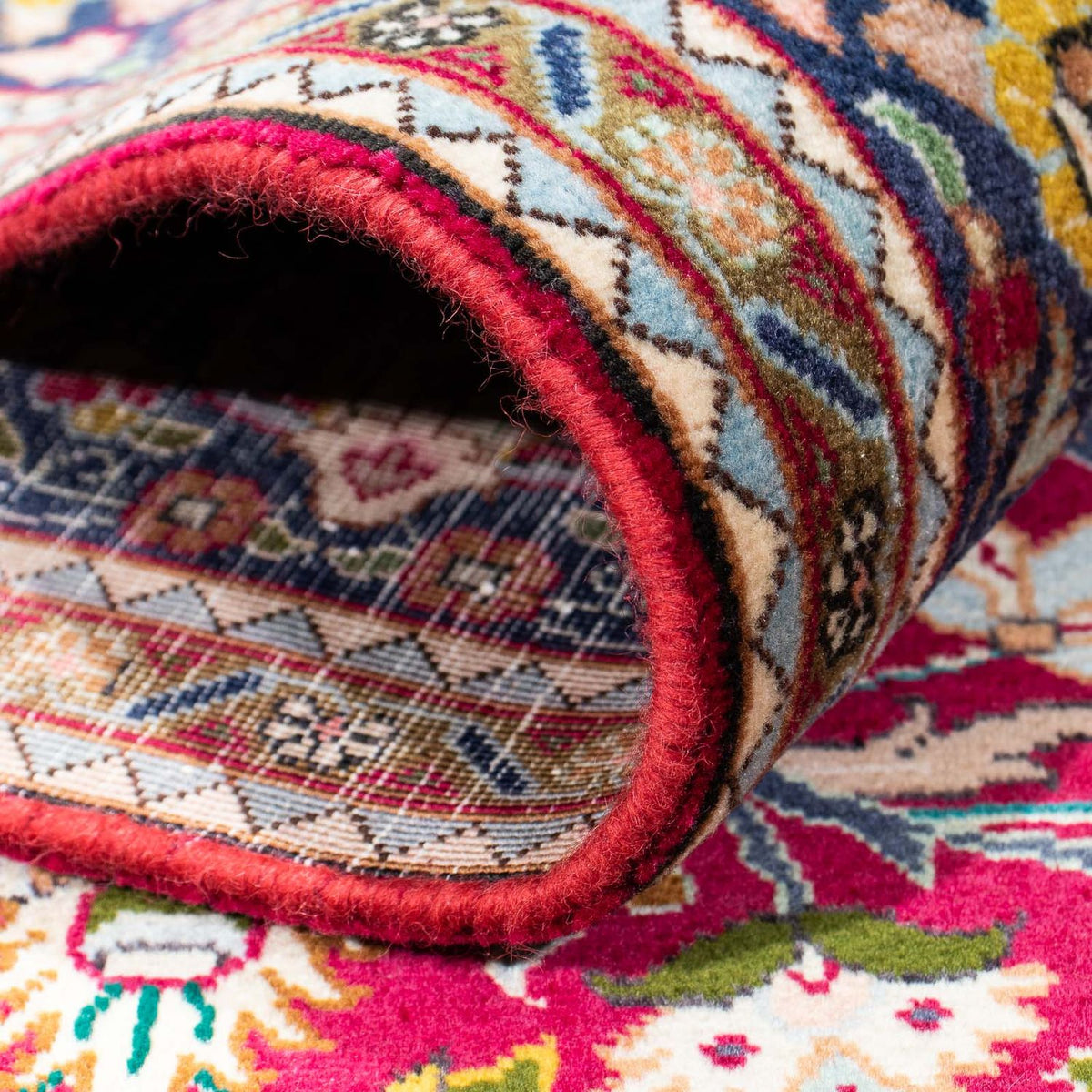Tapis persan - Tabriz - 196 x 145 cm - rouge