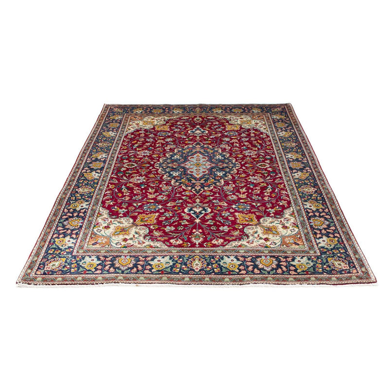 Tapis persan - Tabriz - 196 x 145 cm - rouge