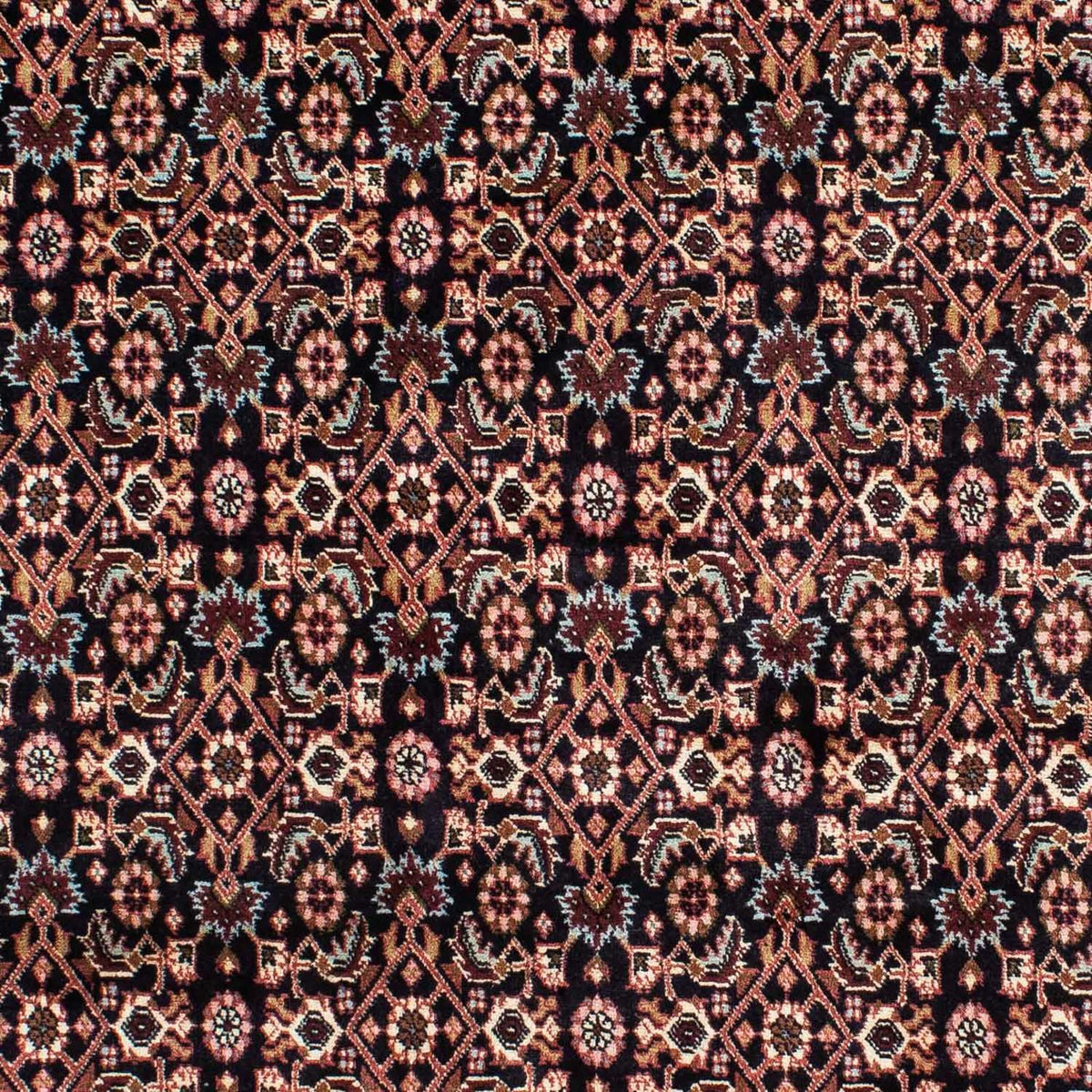 Tapis persan - Bidjar - 225 x 140 cm - bleu foncé