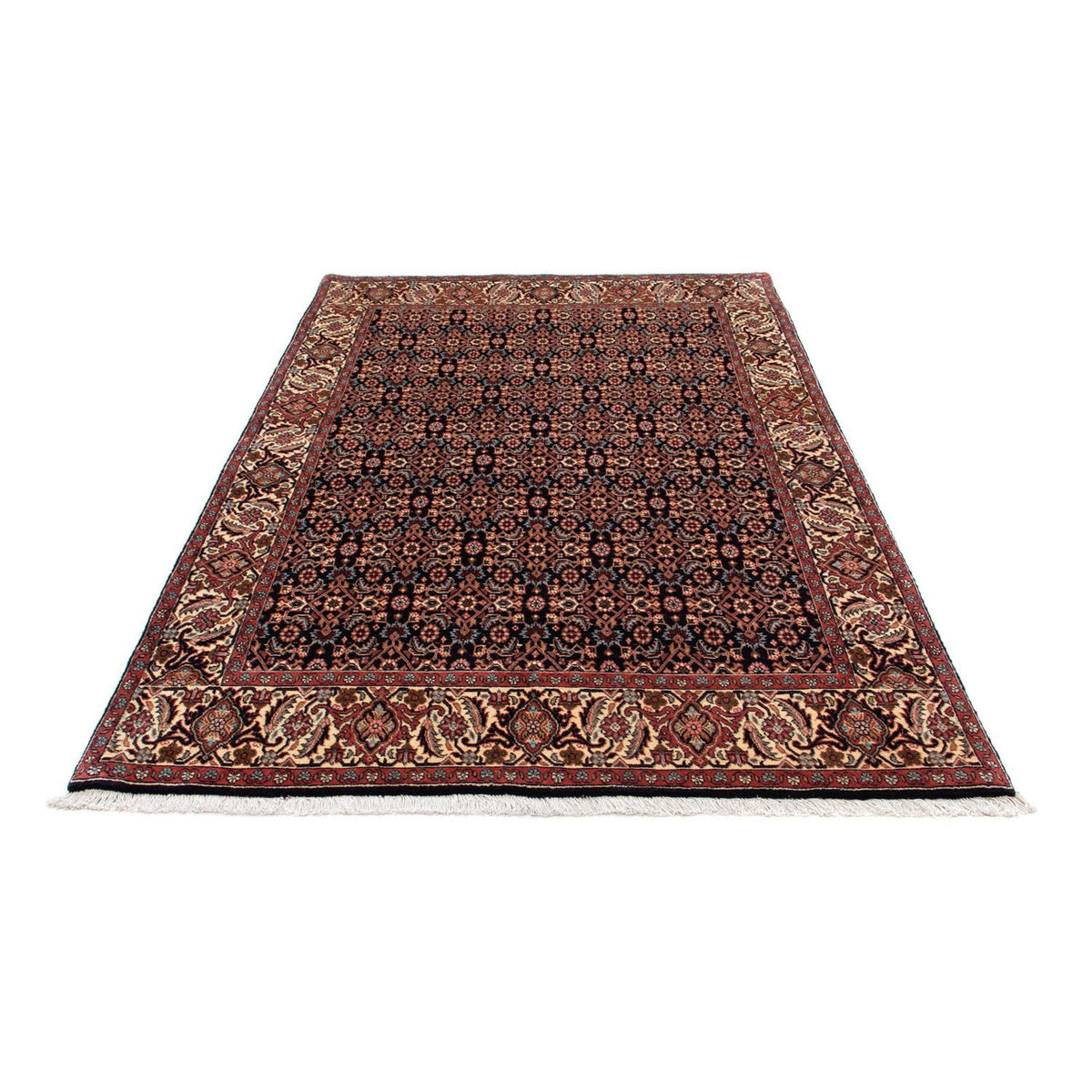 Tapis persan - Bidjar - 225 x 140 cm - bleu foncé