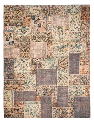 Tapis patchwork 240x317cm - Perserteppich Wollteppich